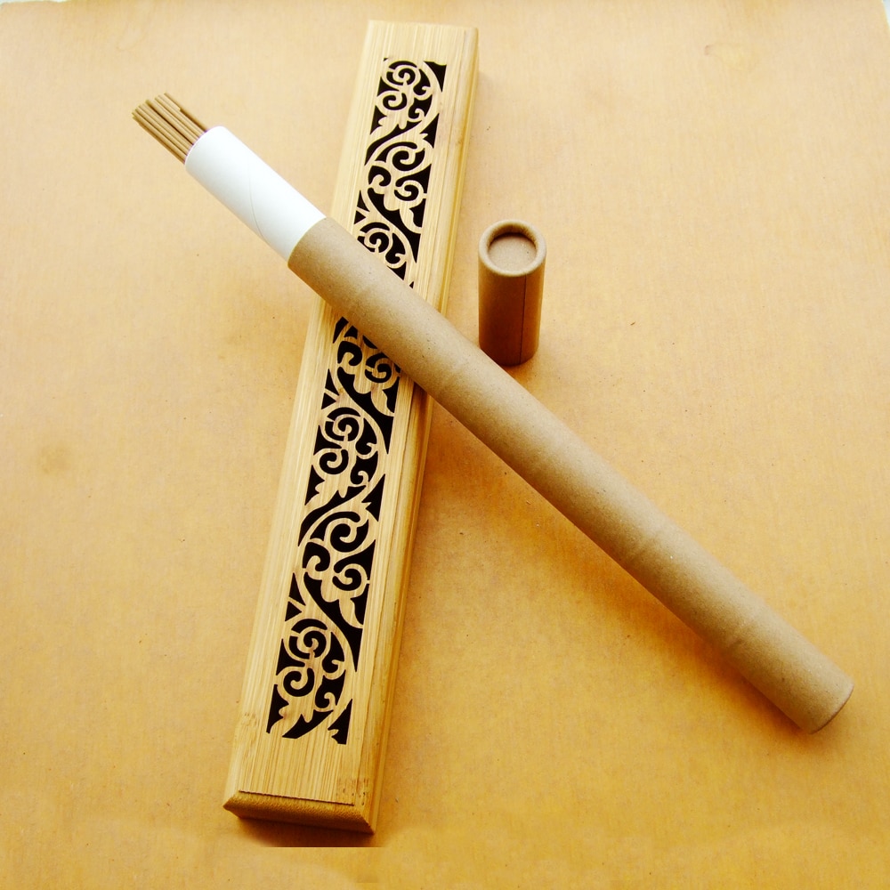 Long Bamboo Burner sets with 45pcs 21cm Cambodian oud stick BIB06989-LOTUS INCENSE,Oud incense supplier,Cambodian Oud,Vietnames Oud,Incense Burner